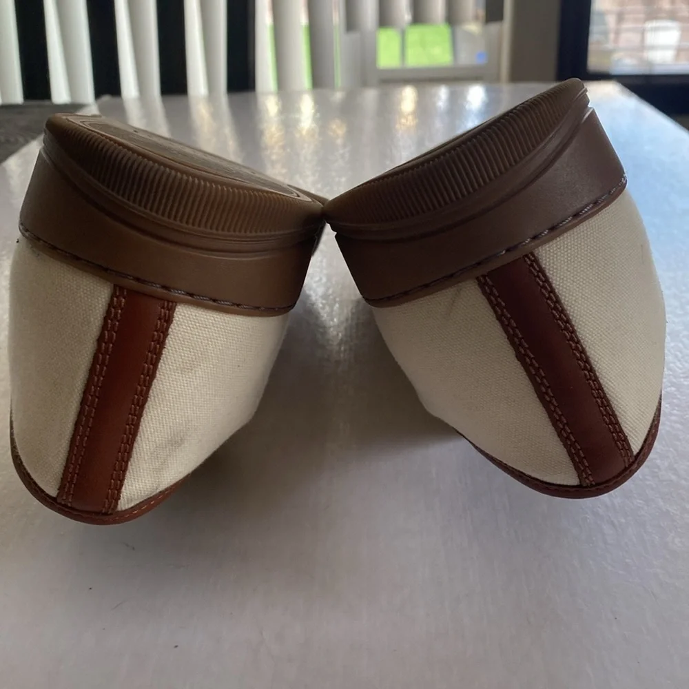 LANVIN Men’s Cream/Brown Lace Up Sneakers Size 11 - Picture 6 of 9